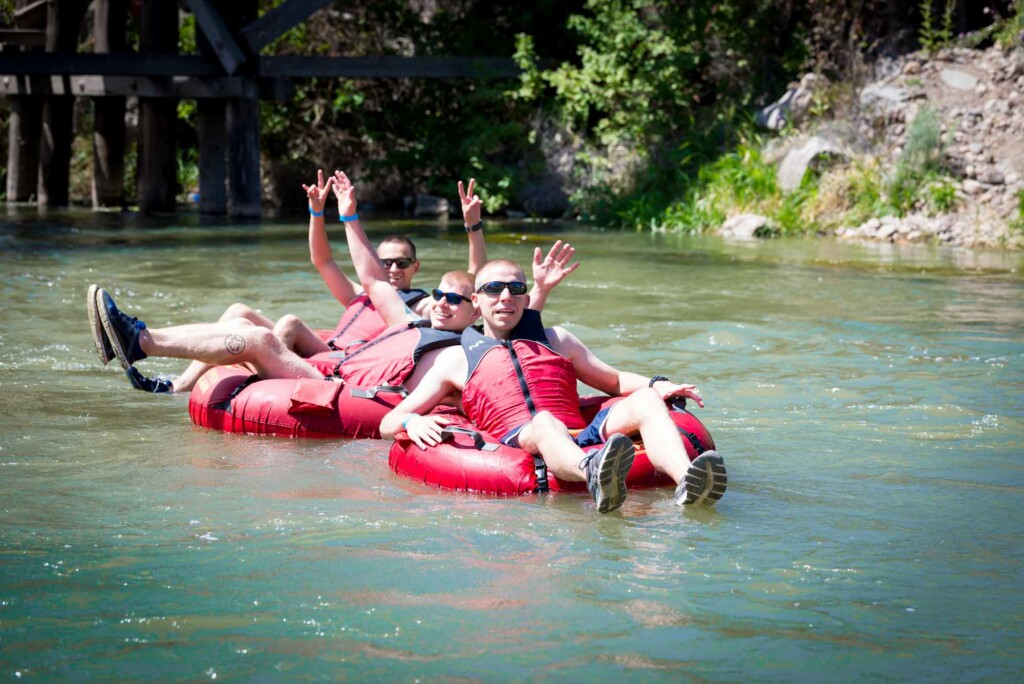 Tubing the Weber River