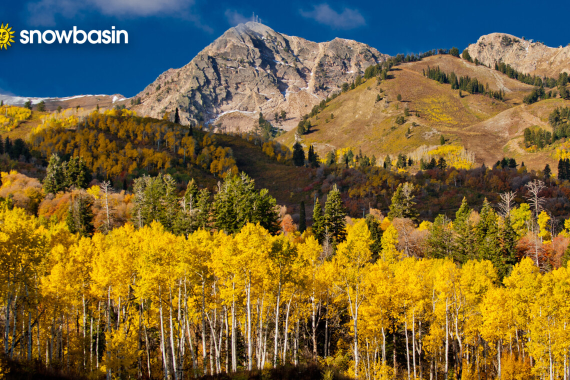Snowbasin in the fall.